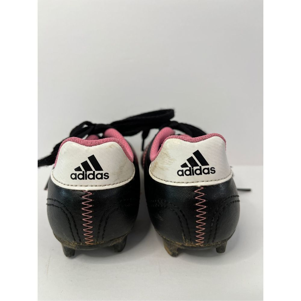 Adidas Girls Soccer Cleats Size 10 Black Pink - Picture 3 of 5